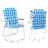 Set Of Two Strip Folding Beach Chair, Steel Tube Pp Webbing Portable Outdoor Camping Chair 120kg Load Capacity For Beach Picnic Fishing Travel-81646304