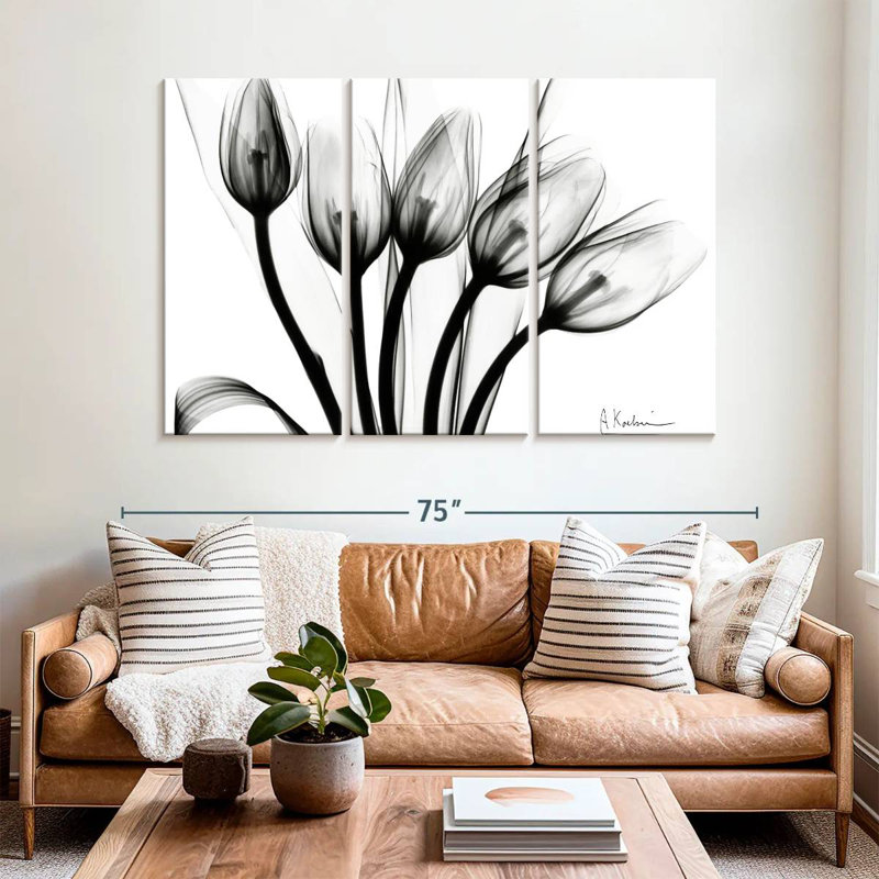 Harnek Marching Tulips, 42" H x 65" W
