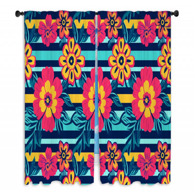 Joaopedro Room Darkening Curtain Pair