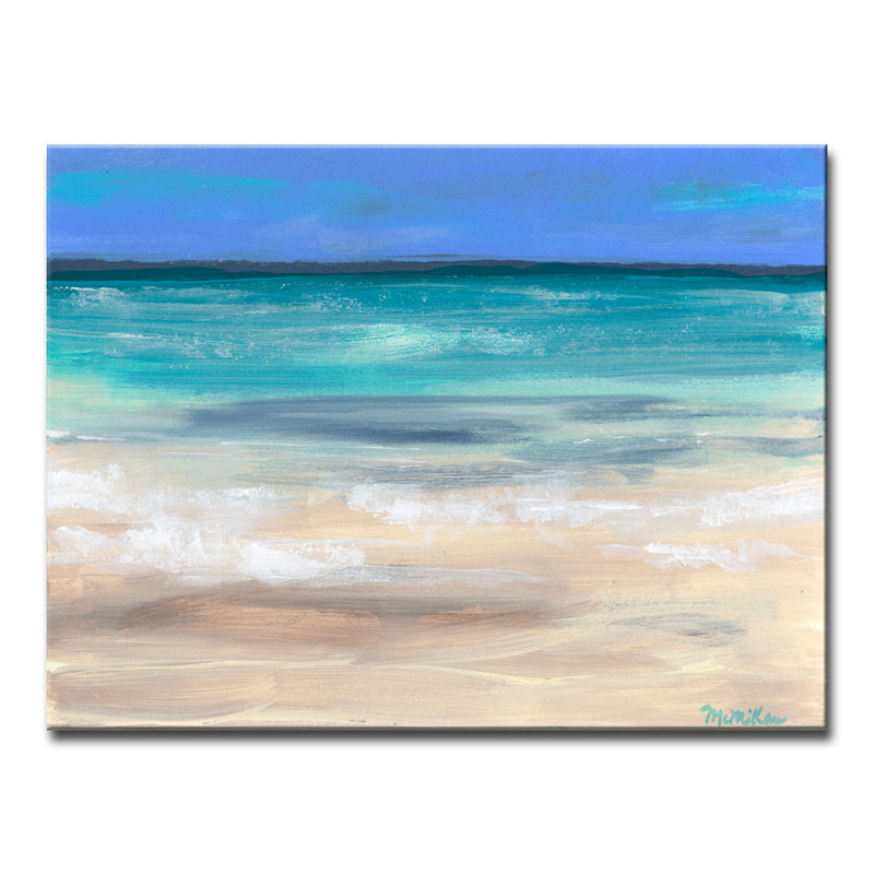 «Wateryview» par Dana McMillan, reproduction d'art sur toile tendue, H 12 po x l 16 po x P 1,5 po