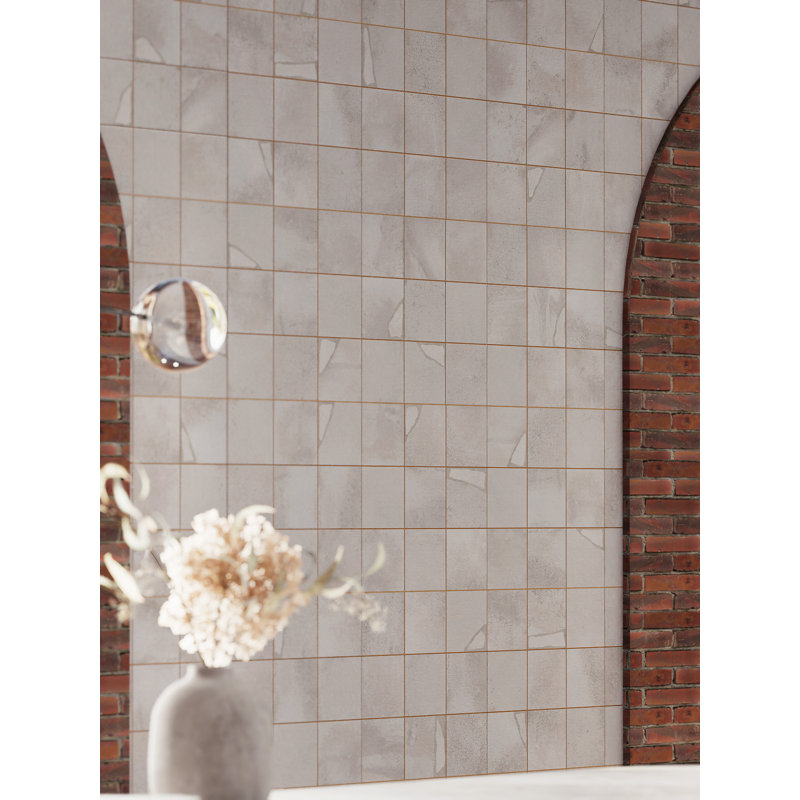 Kings Sea 13 In. X 13 In. Ceramic Floor And Wall Tile, White