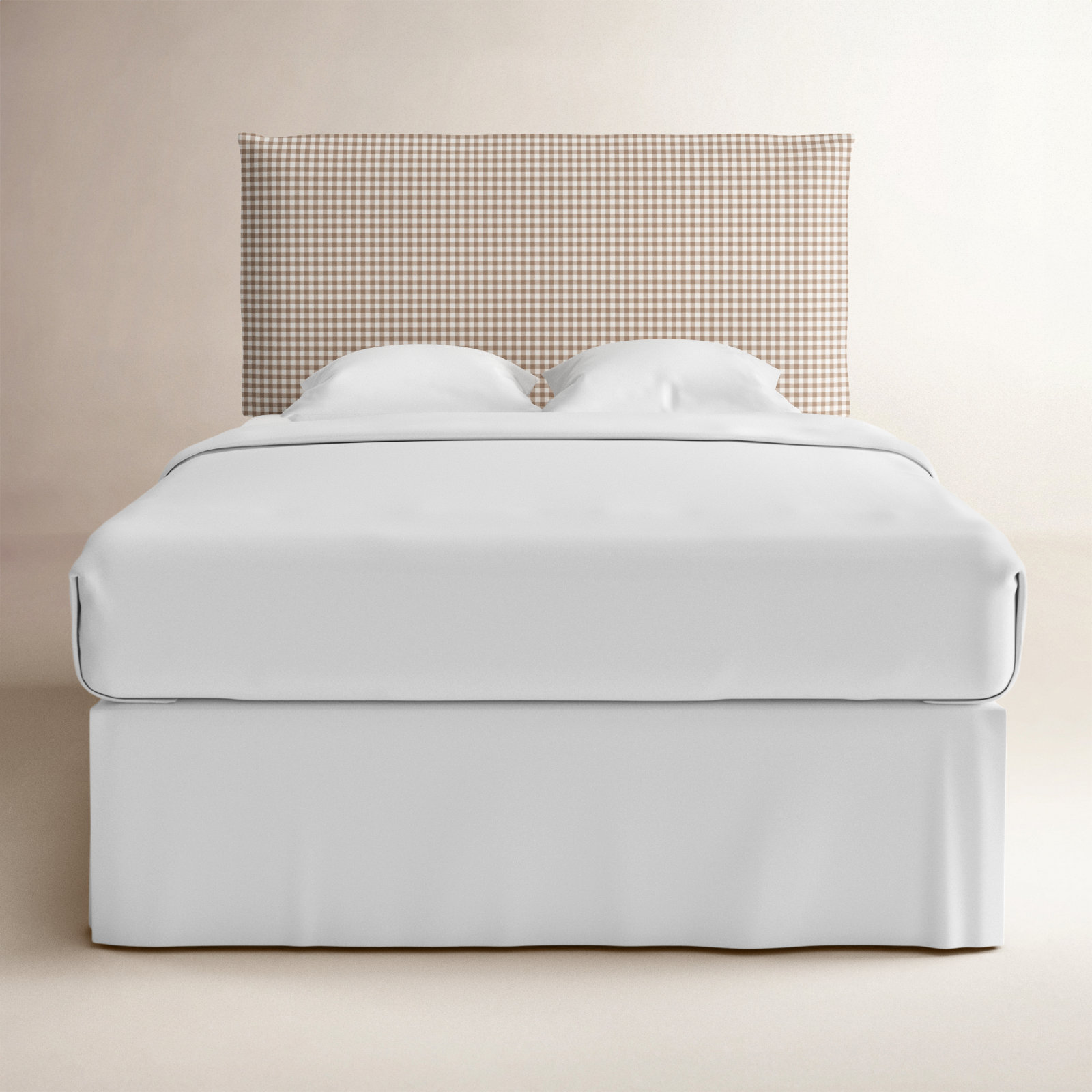 Bessinger Headboard, Queen, Classic Gingham Tan