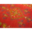 Striking Red Field With Special Lozenge Medallion Antique Turkish Oushak Rug