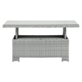 Safire Aluminium and Rattan Dining Table
