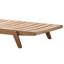 Chaise longue d'extérieur en teck