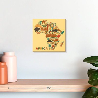 Carte de la culture d'Alazia en Afrique