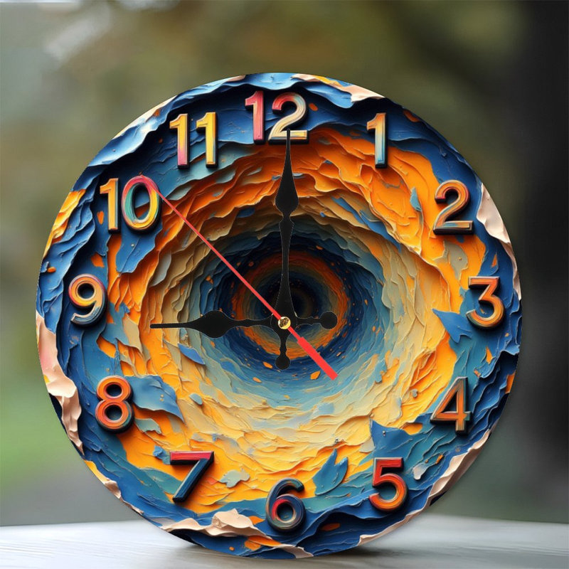 Horloge galaxie étoilée