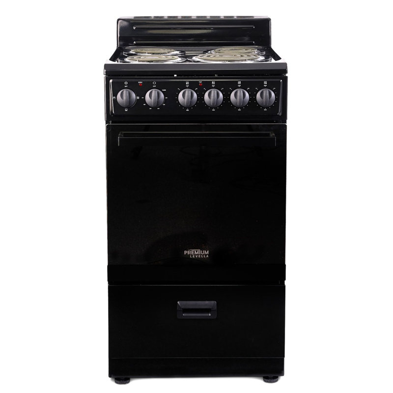 Premium Levella 20" 2.2 Cubic Feet Electric Free Standing Range with Radiant Cooktop