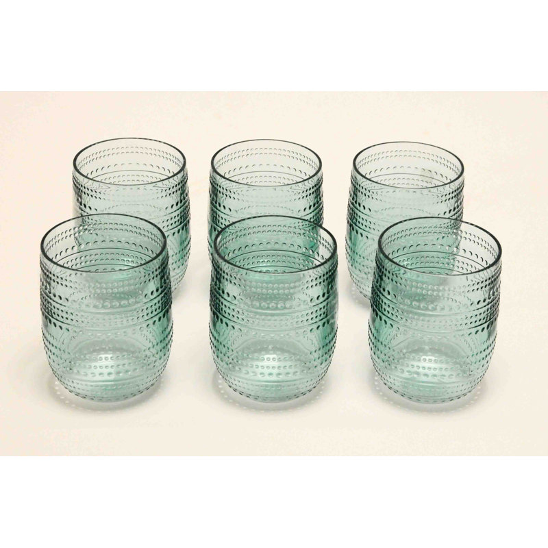 Adalet 426ml Acrylic Drinking Glass Set, Green