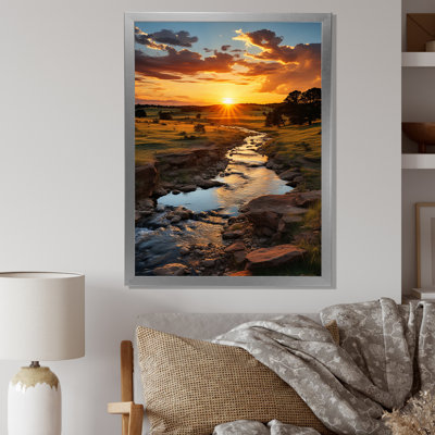 " Oklahoma River Landscape I "