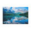 Montagne, montagne, hiver, nature, photographie sur toile, art mural-1423951536