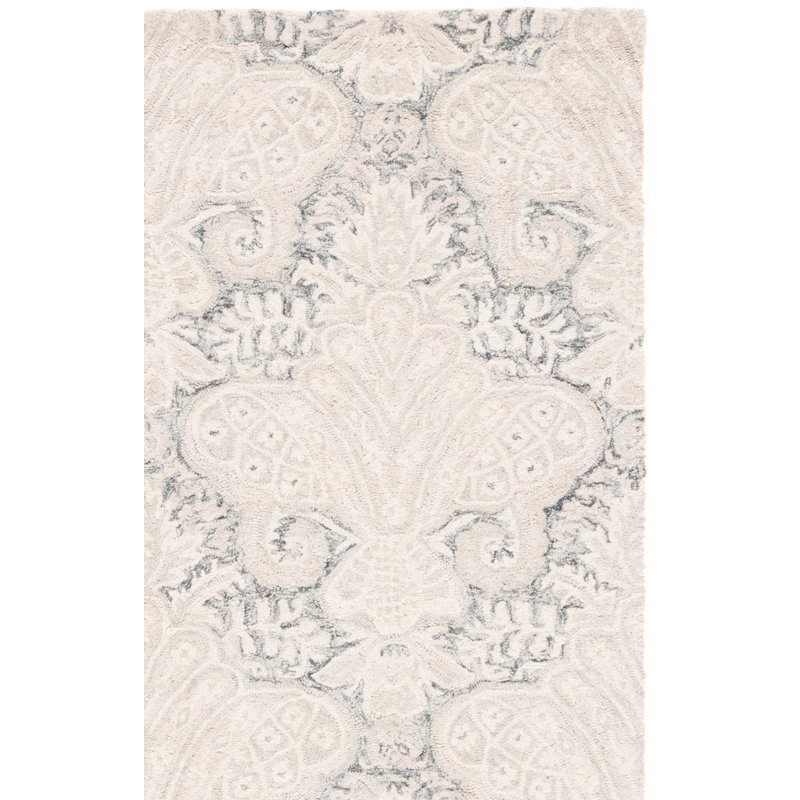 Tapis ikat en laine et coton touffeté à la main Hoadley, Rectangle de 10 pi x 14 pi