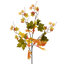Feuilles d'automne illuminées - 30 po - Blanc chaud