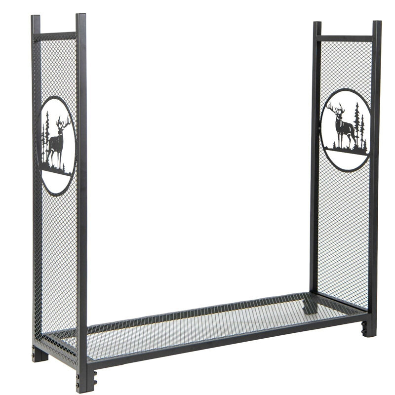 121cm W Metal Log Rack
