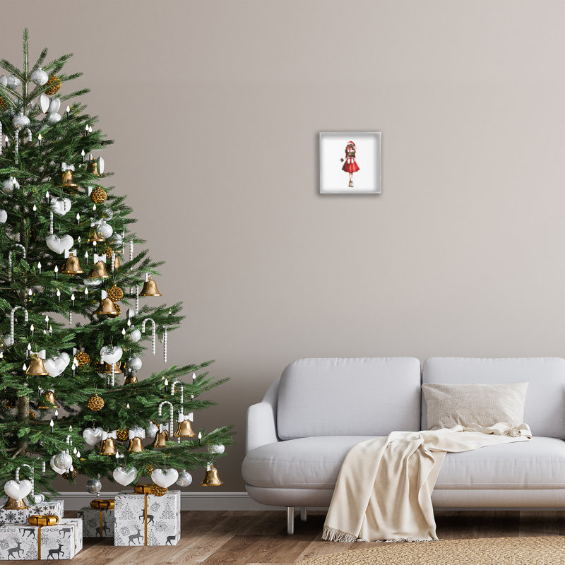 «Carrying Christmas Christmas» par Amanda Greenwood, Estampe numérique Farmhouse, H 12 po x l 12 po