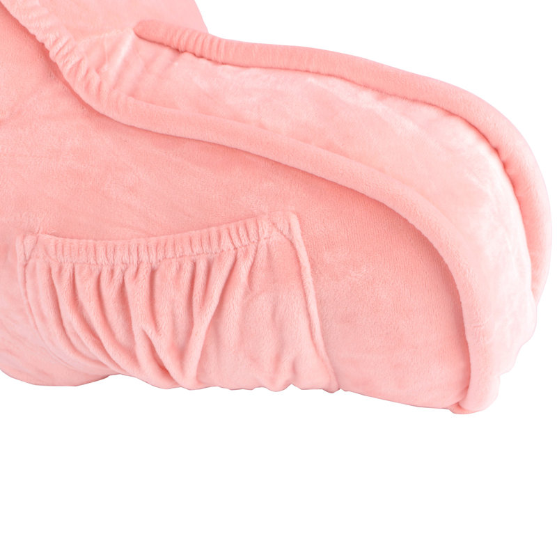 Supersoft Bedrest Pillow Cover & Insert, Rose Quartz