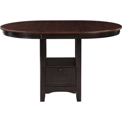 Chestnut Extension Table, Warm Finish, Foundation, Classic - Contemporary Blend, Dining Room Table With Shade, Structure, Modern Mix, For Decor