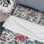 Pink Green Flower Gardens Serenity I - Modern Duvet Cover Set-109155415