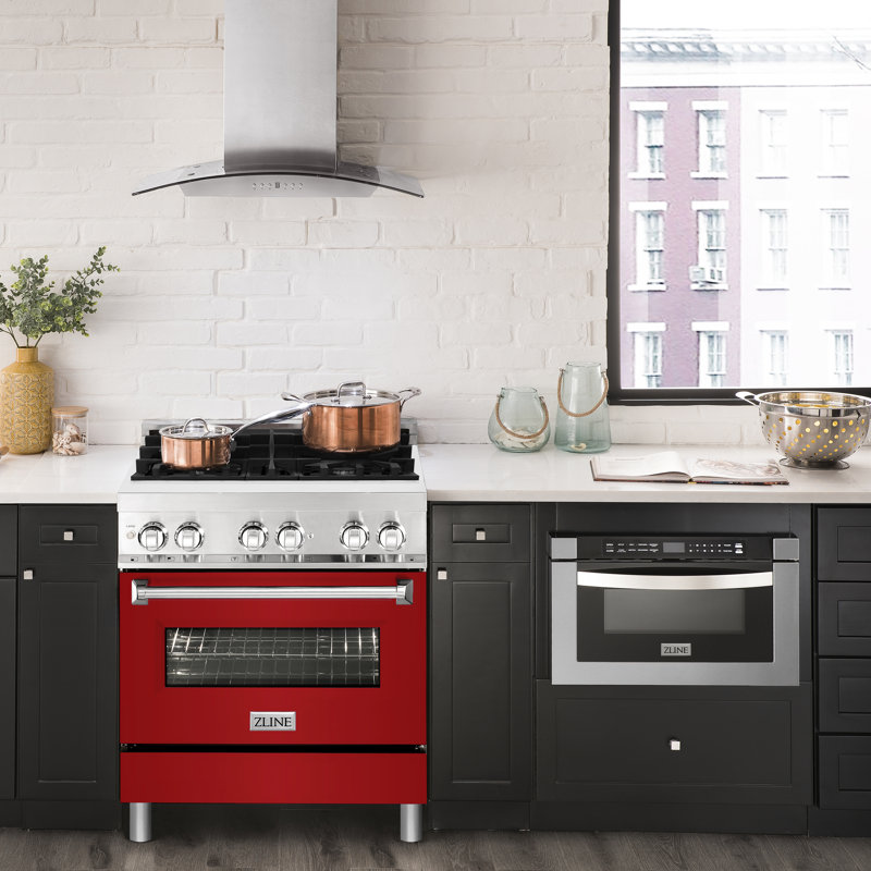 ZLINE 30" Legacy Dual Fuel Range, Satin Stainless Steel