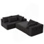 Ensemble de canapé modulaire rembourré en chenille Modern, ensemble de canapé modulaire modulaire en L de 108 po avec 6 coussins, canapé-lit combiné gratuit pour le salon, la chambre à coucher (méridienne gauche)-209912055-209912058