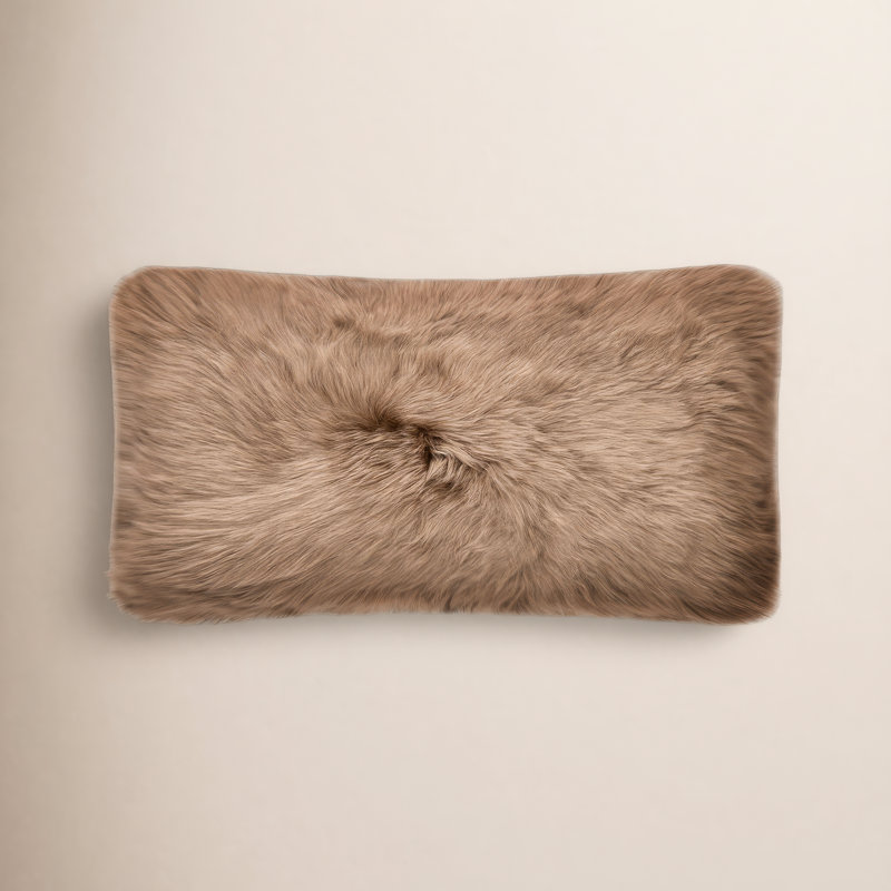 Fieldman Reversible Lumbar Pillow Cover & Insert, Toffee Brown