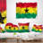 Ghana Flag - Maps & Flags Printed Throw Pillow