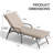 Adjustable Aluminum Outdoor Chaise Lounge Chairs With Removable Cushions (Set Of 2)-1079947159-1075794370