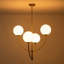 Lustre sphérique spoutnik 4 lumières 4 lumières
