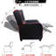 Fauteuil inclinable en cuir de polyuréthane moderne de style course pour siège de jeu-117586315