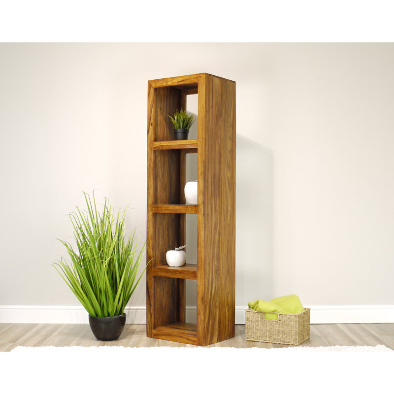Clardy Solid Wood 157cm H Media Shelves