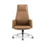 Chaise de bureau LightGray + DarkGray + réglable en cuir véritable argenté + similicuir + alliage d'aluminium-108647266
