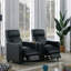 Holbert Home Theatre Push Back Recliner Black