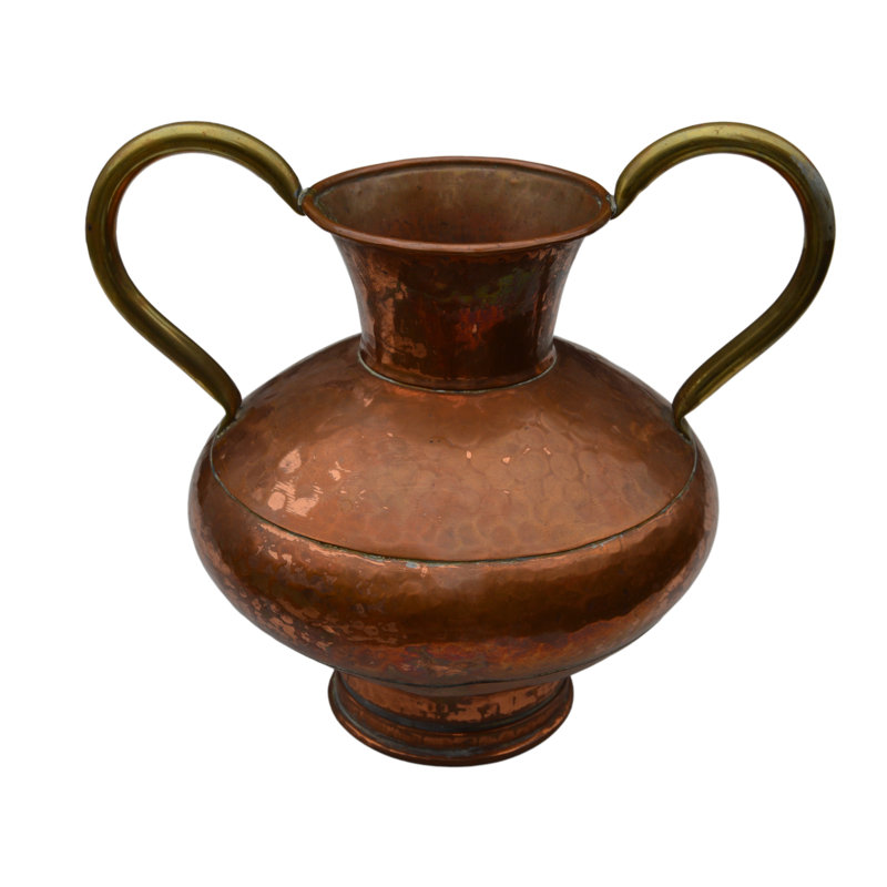 Handcrafted Copper and Brass Table Vase