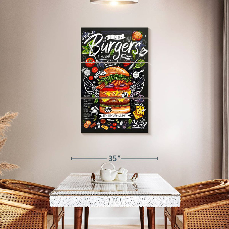 Yarlin King Size Burger, 45" H x 28" W