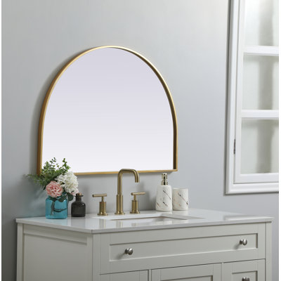 Sabine Metal Arch Wall Mirror