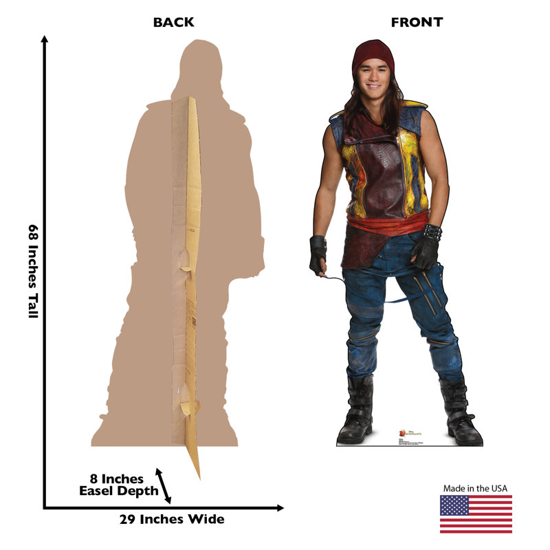 Disney Descendants 68 in. Disney/Pixar Cardboard Standup