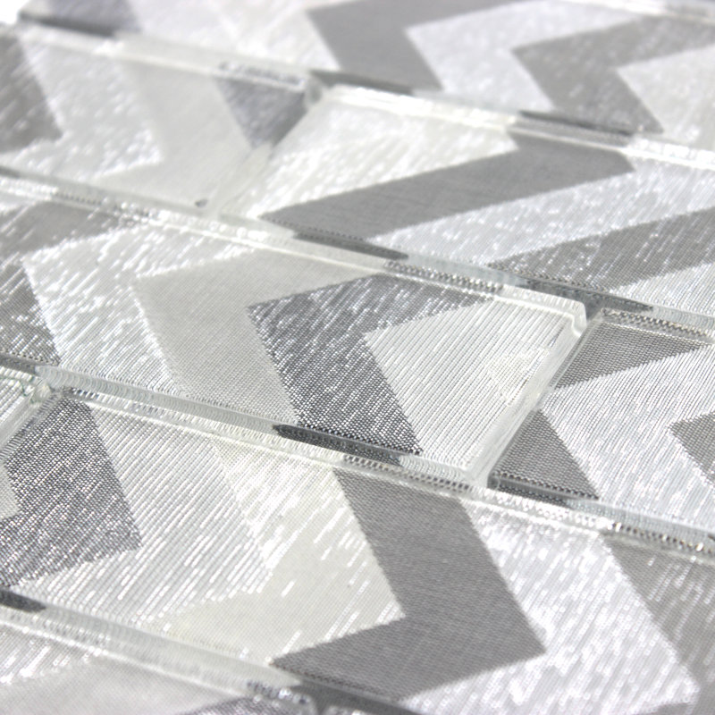 Carreau de mosaïque en verre pour mur et plancher