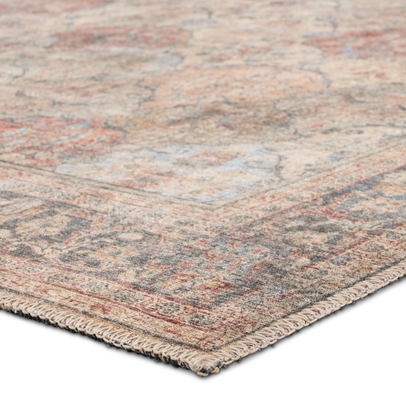 Vibe by Bungalow Rose Bhavesh Powerloomed Trellis Area Rug, Rectangle 8'6" x 11'6"