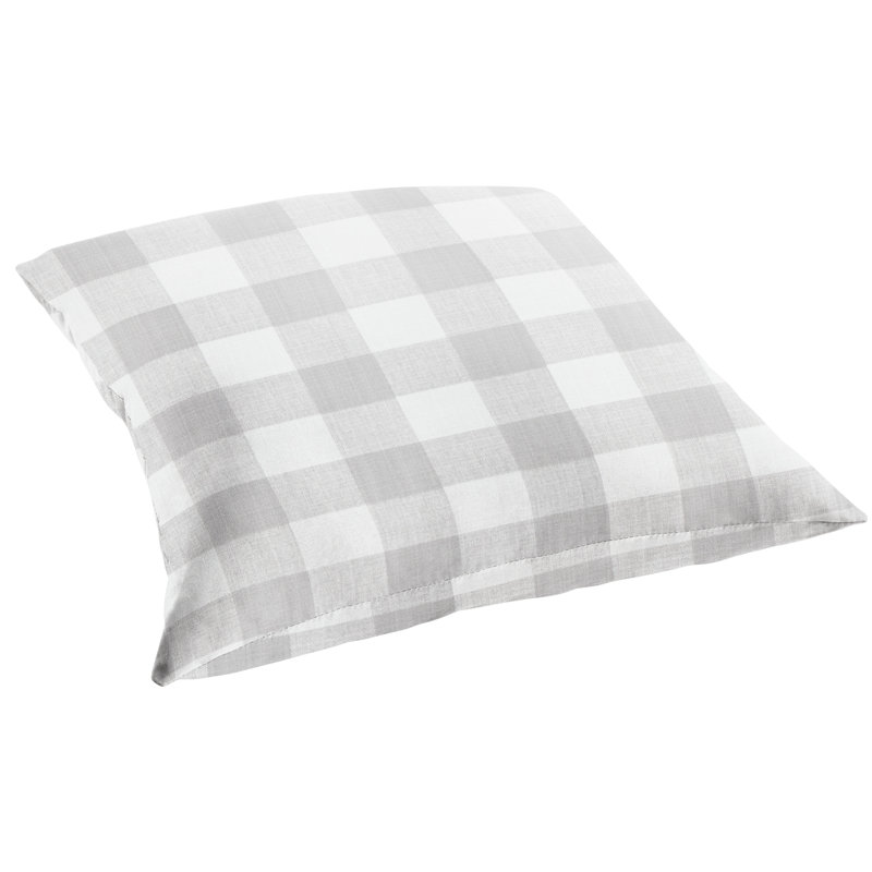 Beddows Plaid Outdoor Reversible Throw Pillow