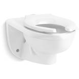 Kohler Kingston™ Wall-mounted Top Spud Flushometer Bowl With Bedpan