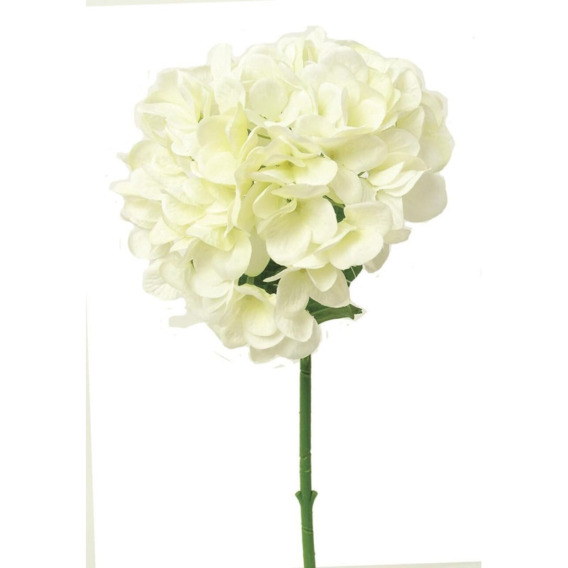 Tige d'hortensia artificielle, H 18,5 po x l 8 po x P 8 po