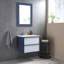 Ensemble de meuble-lavabo mural simple avec plateau en céramique 24 po Anvay
