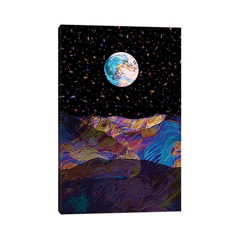 Full Moon V by Gab Fernando - Wrapped Canvas Print, 101.6 cm H x 66.04 cm W x 1.91 cm D
