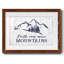Déplacer les montagnes - impression encadrée rustique avec tableau mat-507435172