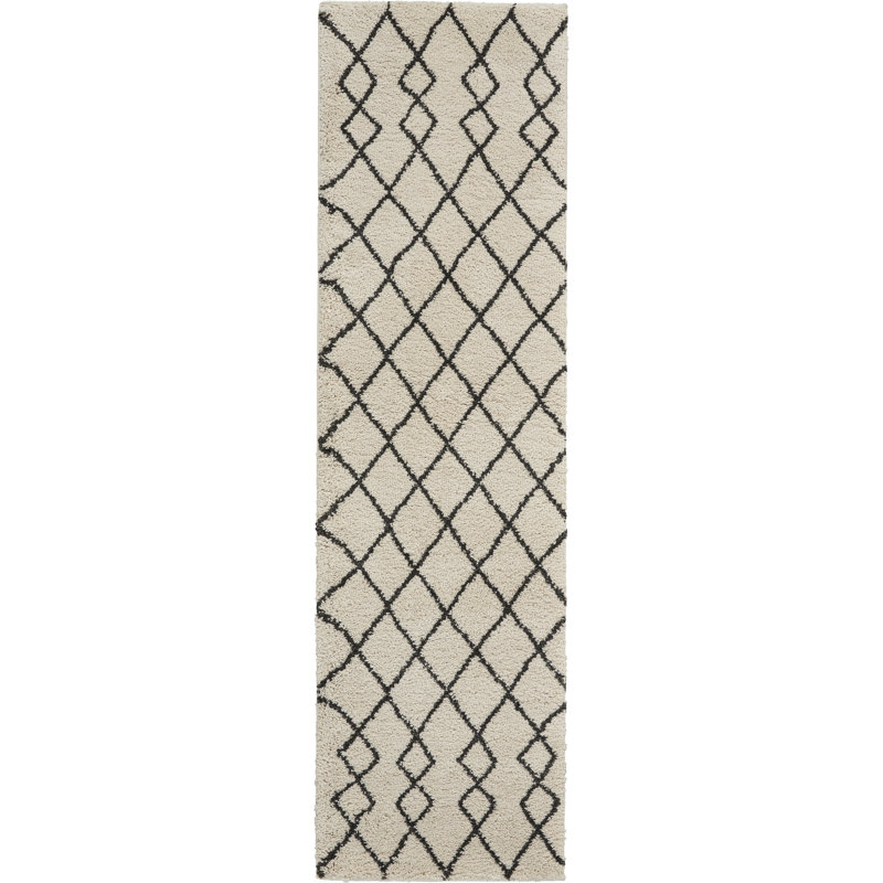 Kristin Geometric Area Rug, Runner 66 x 229cm