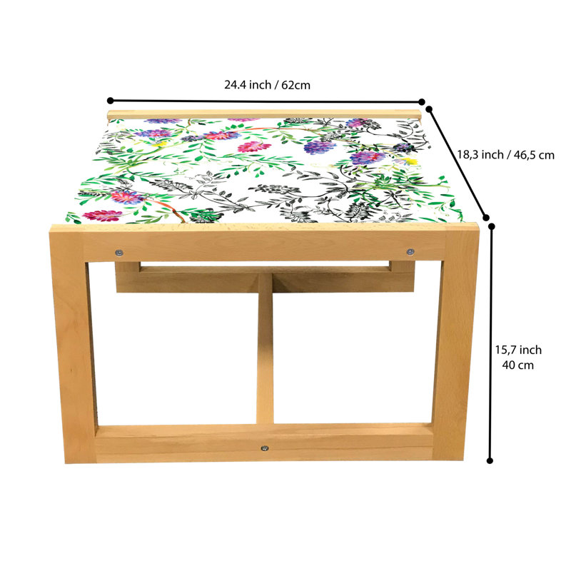 Jamis Sled Coffee Table, 62cm H x 46cm W x 40cm D