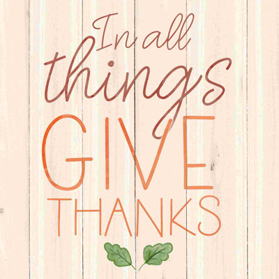 " All Give Thanks 2 "