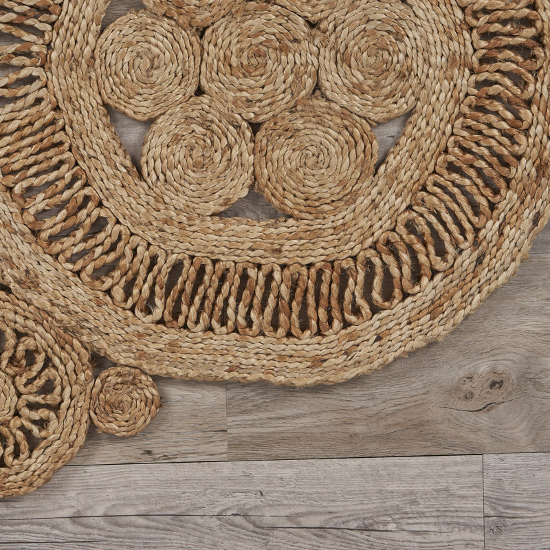 Mooresboro Hand Braided Indoor Rug, Round 6'
