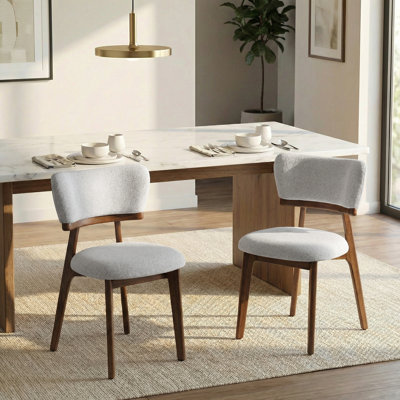 Upholstered Solid Wood Dining Chair Side Chair
