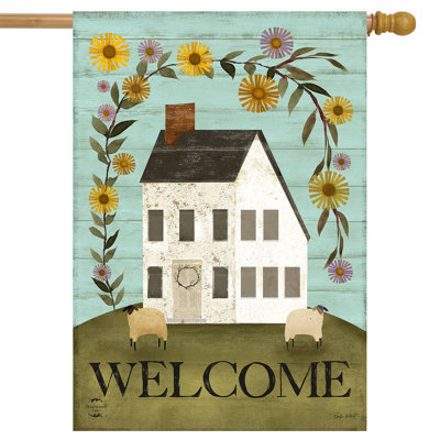 Drapeau maison champêtre